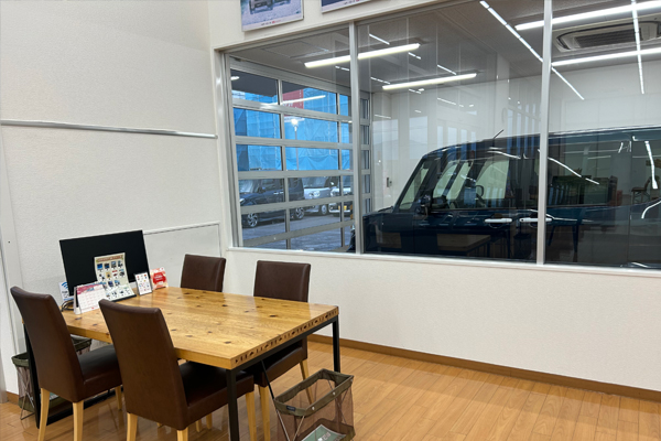 納車ブース